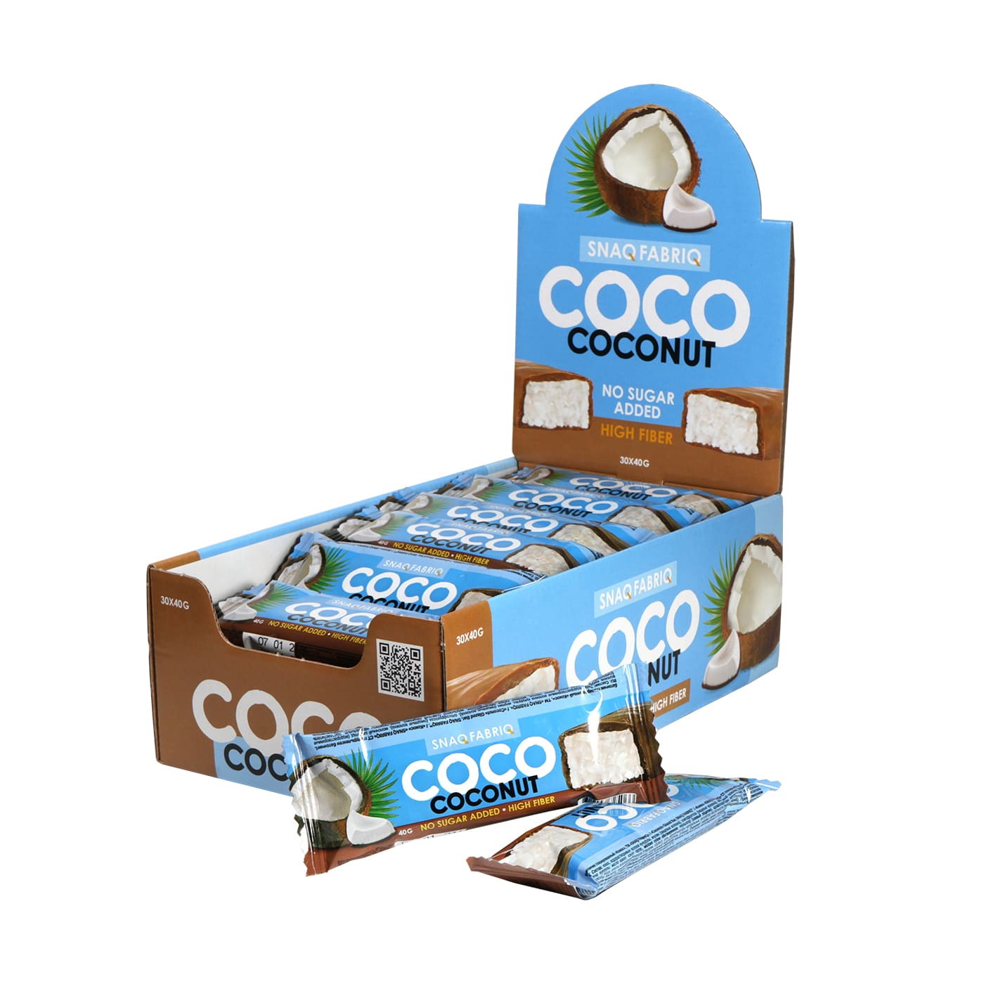Snaq Fabriq Шоколадные батончики COCO без сахара «Кокос»