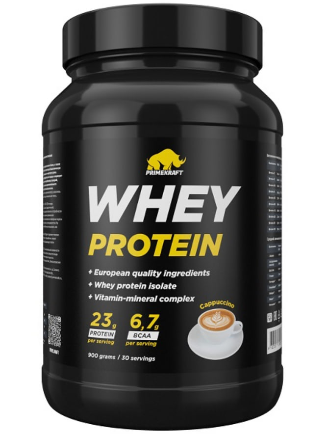 Протеин сывороточный PRIMEKRAFT Whey Protein, Капучино (Cappuccino)